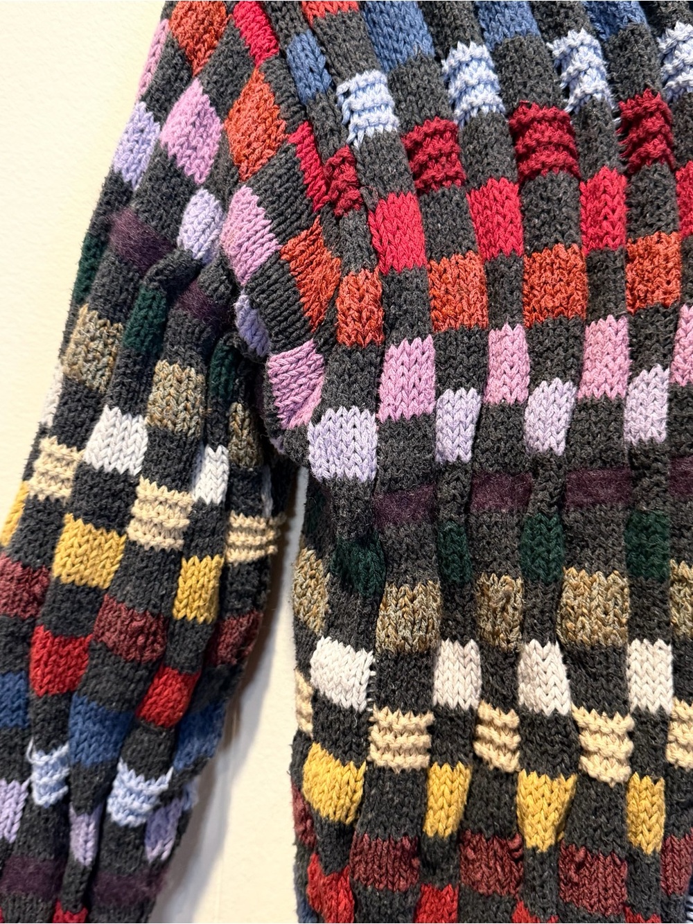 Talbots patchwork knit sweater - Picture 7 of 13